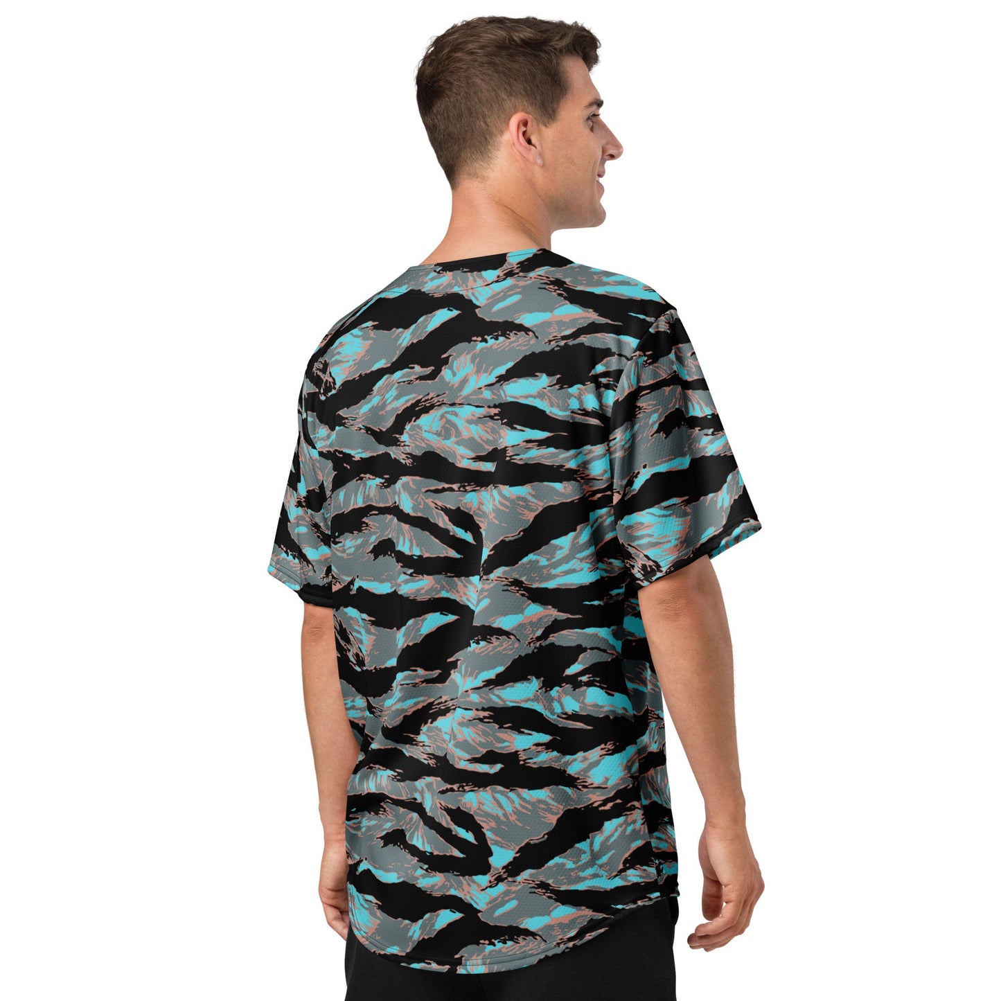 American Tiger Stripe Miami Urban CAMO baseball jersey - Baseball Jerseys