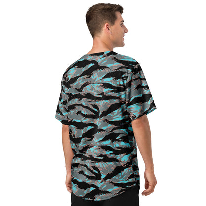 American Tiger Stripe Miami Urban CAMO baseball jersey - Baseball Jerseys