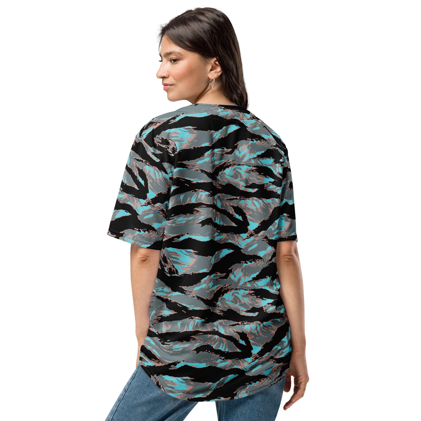 American Tiger Stripe Miami Urban CAMO baseball jersey - Baseball Jerseys