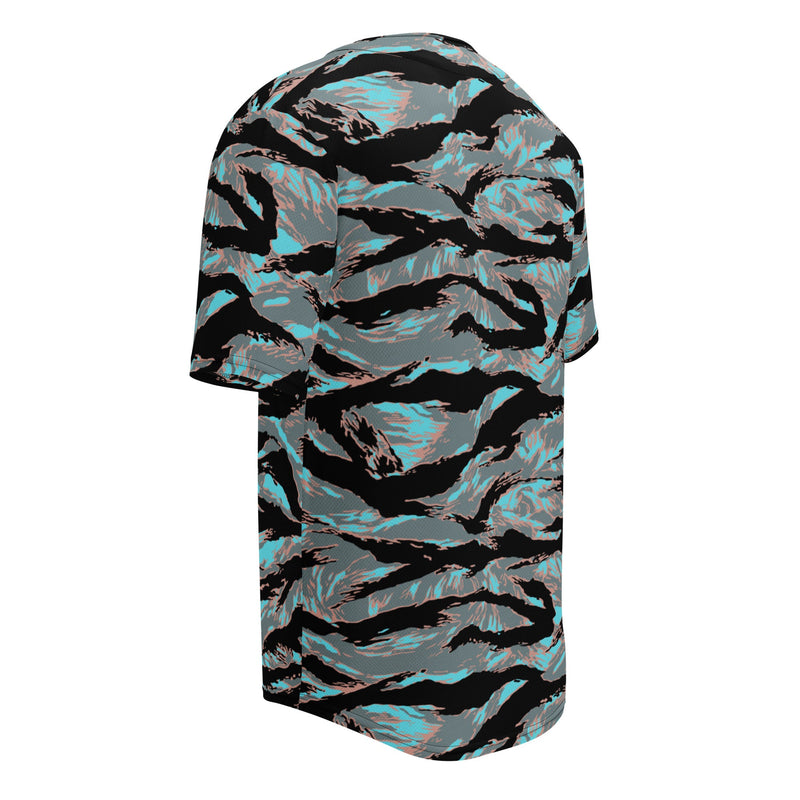 Tiger Stripe Miami Urban CAMO Unisex Baseball Jersey