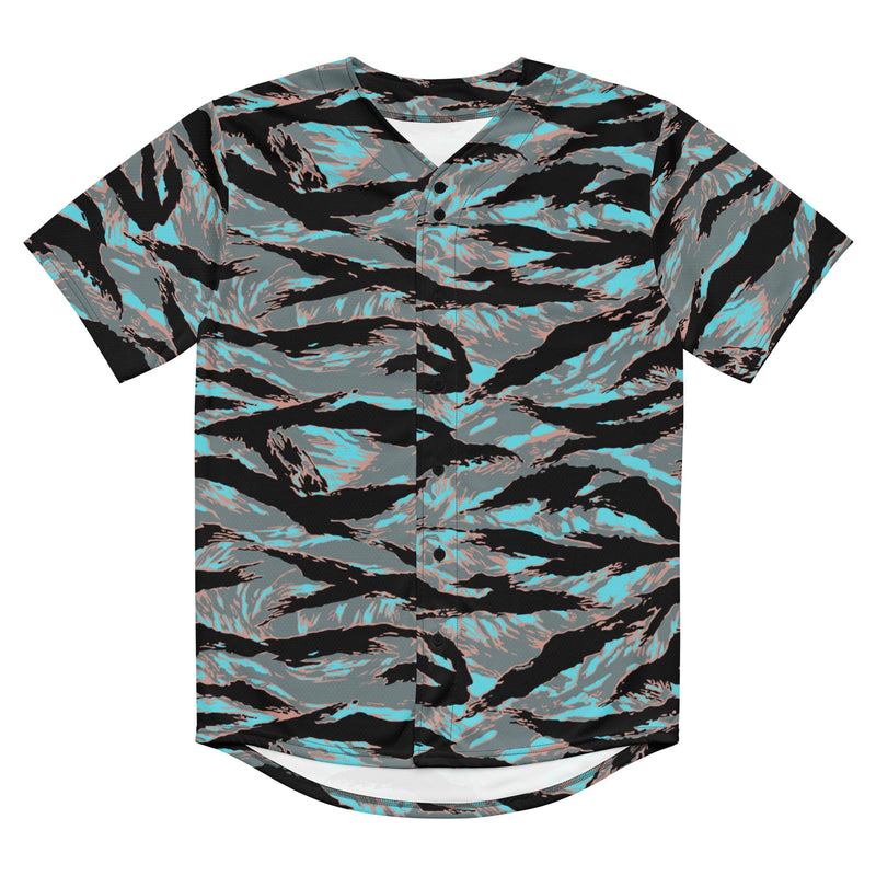 Tiger Stripe Miami Urban CAMO Unisex Baseball Jersey