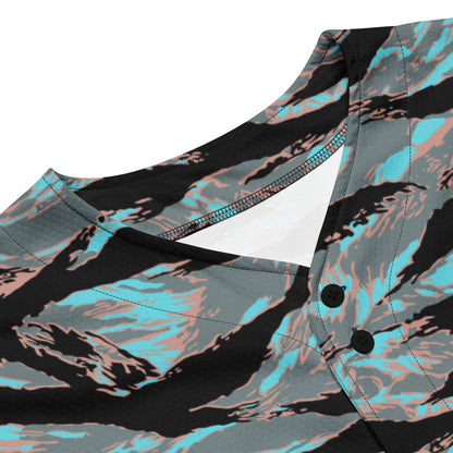 American Tiger Stripe Miami Urban CAMO baseball jersey - Baseball Jerseys