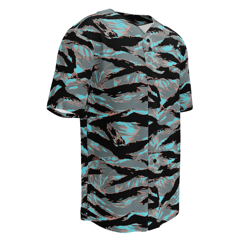 Tiger Stripe Miami Urban CAMO Unisex Baseball Jersey
