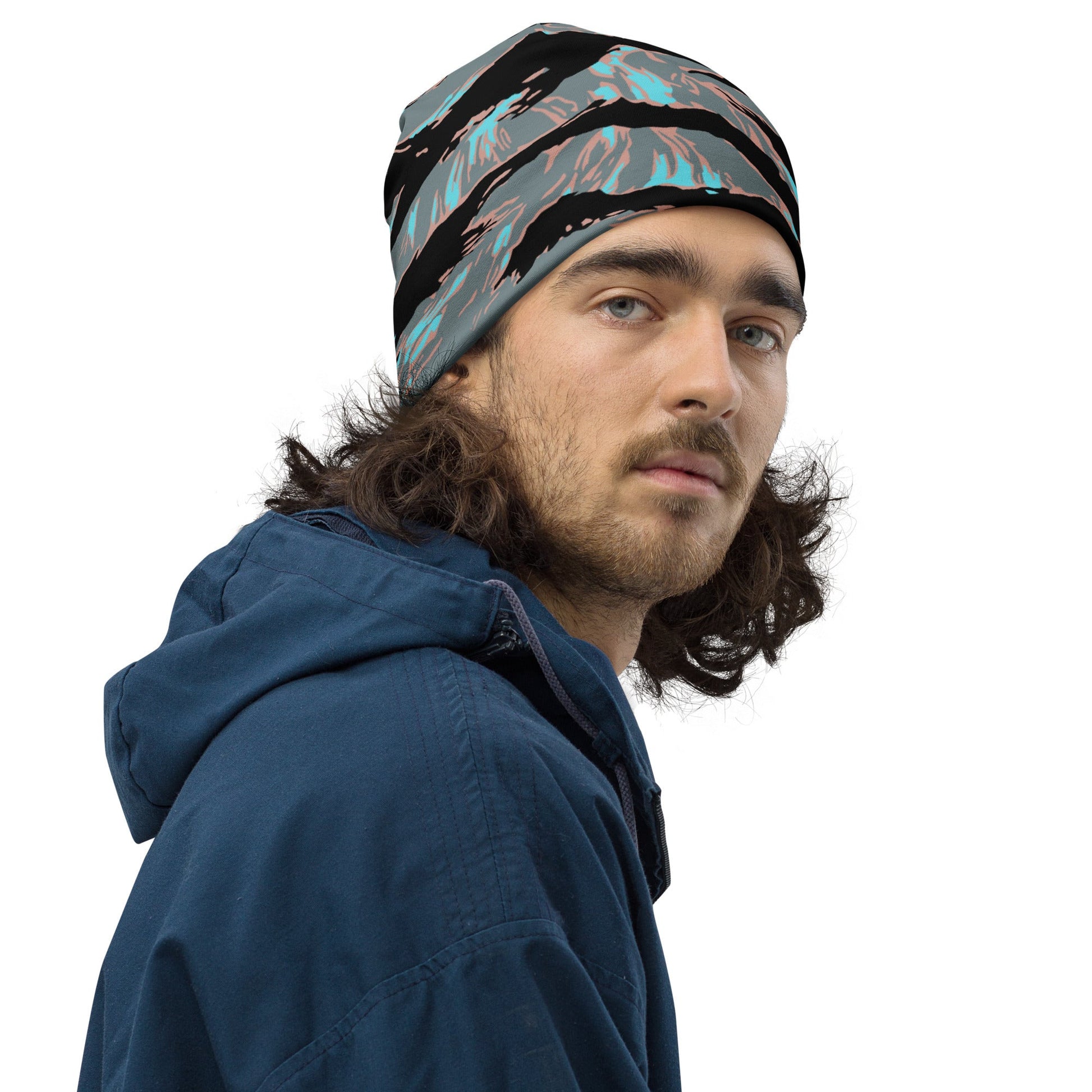 American Tiger Stripe Miami Urban CAMO Beanie - Beanies