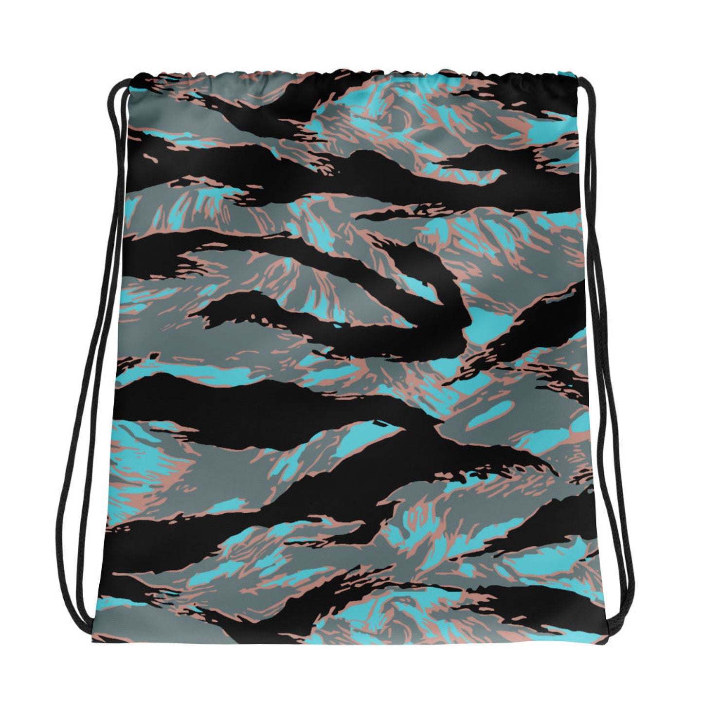 American Tiger Stripe Miami Urban CAMO Drawstring Bag - Bags