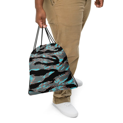 American Tiger Stripe Miami Urban CAMO Drawstring Bag - Bags