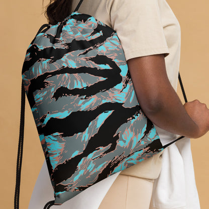 American Tiger Stripe Miami Urban CAMO Drawstring Bag - Bags