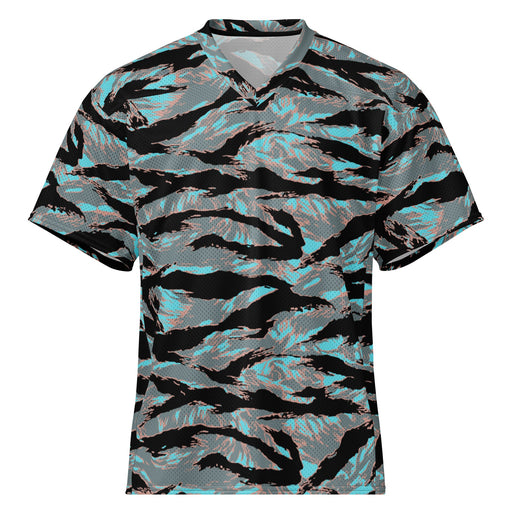 Tiger Stripe Miami Urban CAMO Unisex Football Jersey - 2XS - American