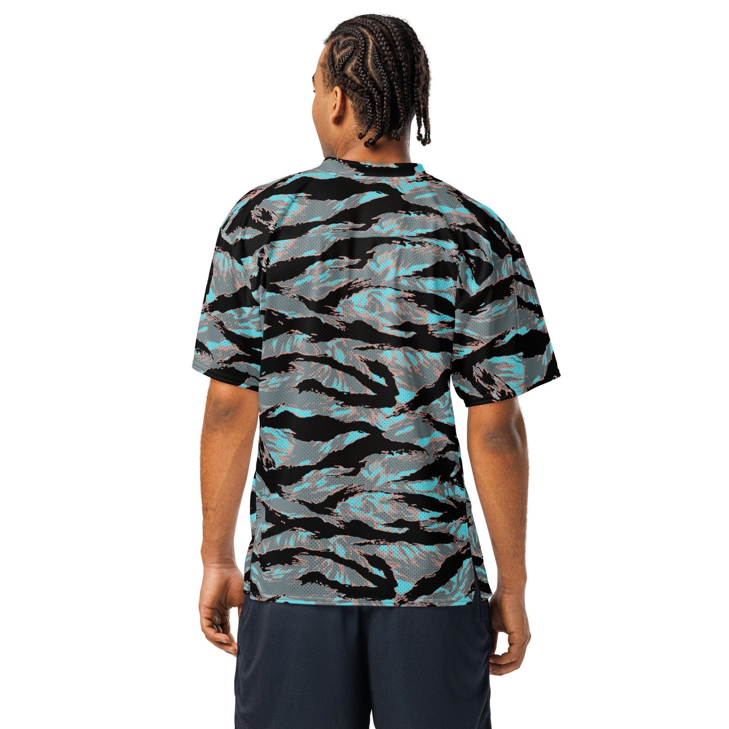 American Tiger Stripe Miami Urban CAMO football jersey - Football Jersey