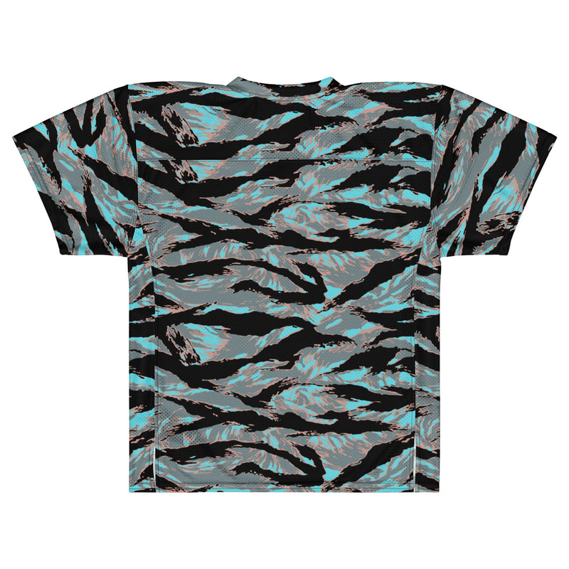 Tiger Stripe Miami Urban CAMO Unisex Football Jersey - American