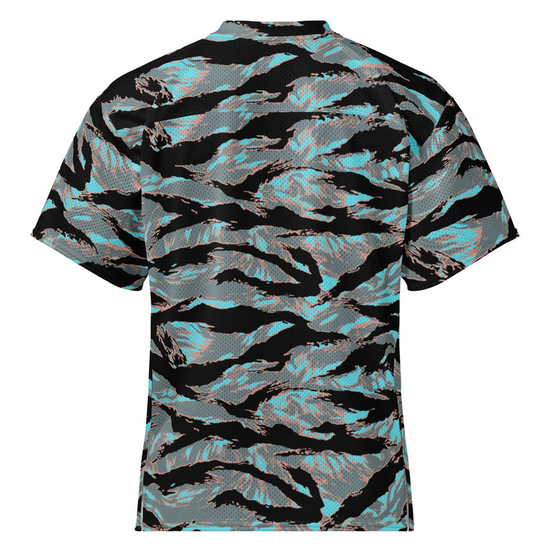 Tiger Stripe Miami Urban CAMO Unisex Football Jersey - American