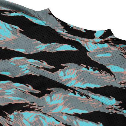 American Tiger Stripe Miami Urban CAMO football jersey - Football Jersey