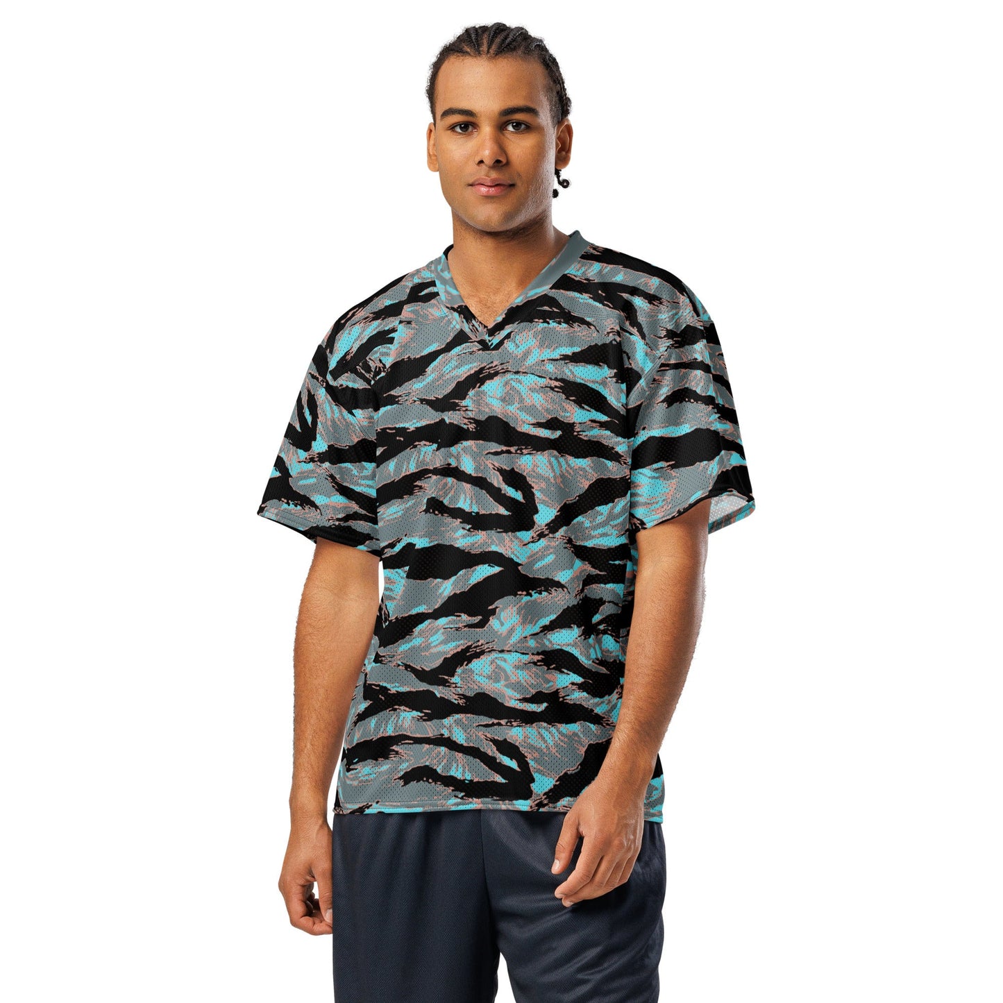 American Tiger Stripe Miami Urban CAMO football jersey - Football Jersey