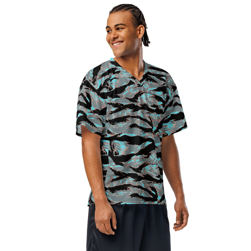 Tiger Stripe Miami Urban CAMO Unisex Football Jersey - American