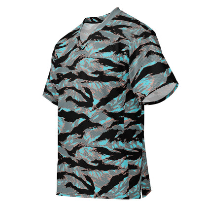 American Tiger Stripe Miami Urban CAMO football jersey - Football Jersey