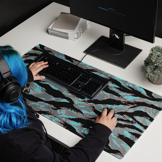 American Tiger Stripe Miami Urban CAMO Gaming mouse pad - Mouse Pads