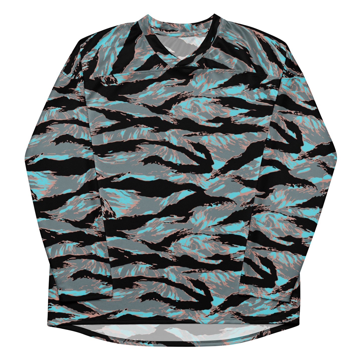 American Tiger Stripe Miami Urban CAMO hockey fan jersey - Hockey Jerseys