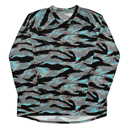 American Tiger Stripe Miami Urban CAMO hockey fan jersey - Hockey Jerseys