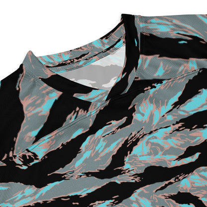 American Tiger Stripe Miami Urban CAMO hockey fan jersey - Hockey Jerseys