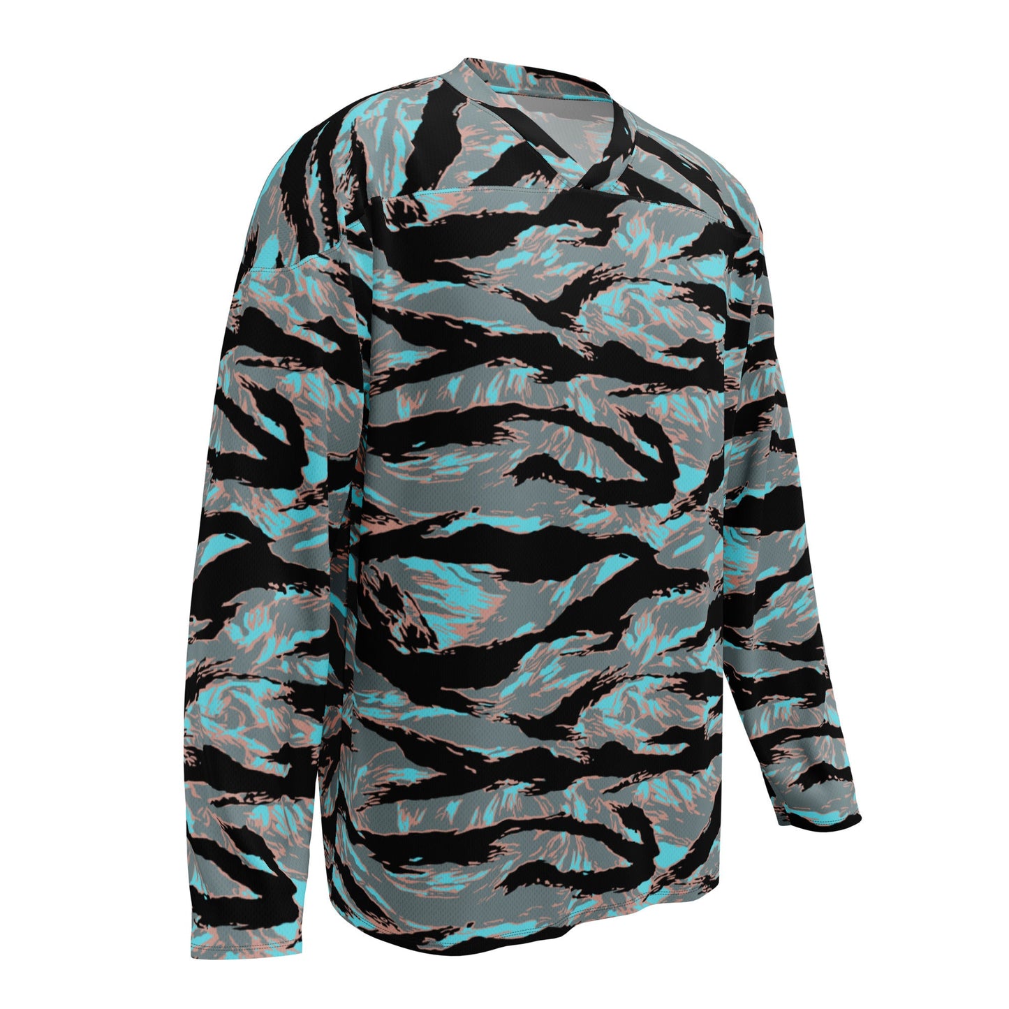 American Tiger Stripe Miami Urban CAMO hockey fan jersey - Hockey Jerseys