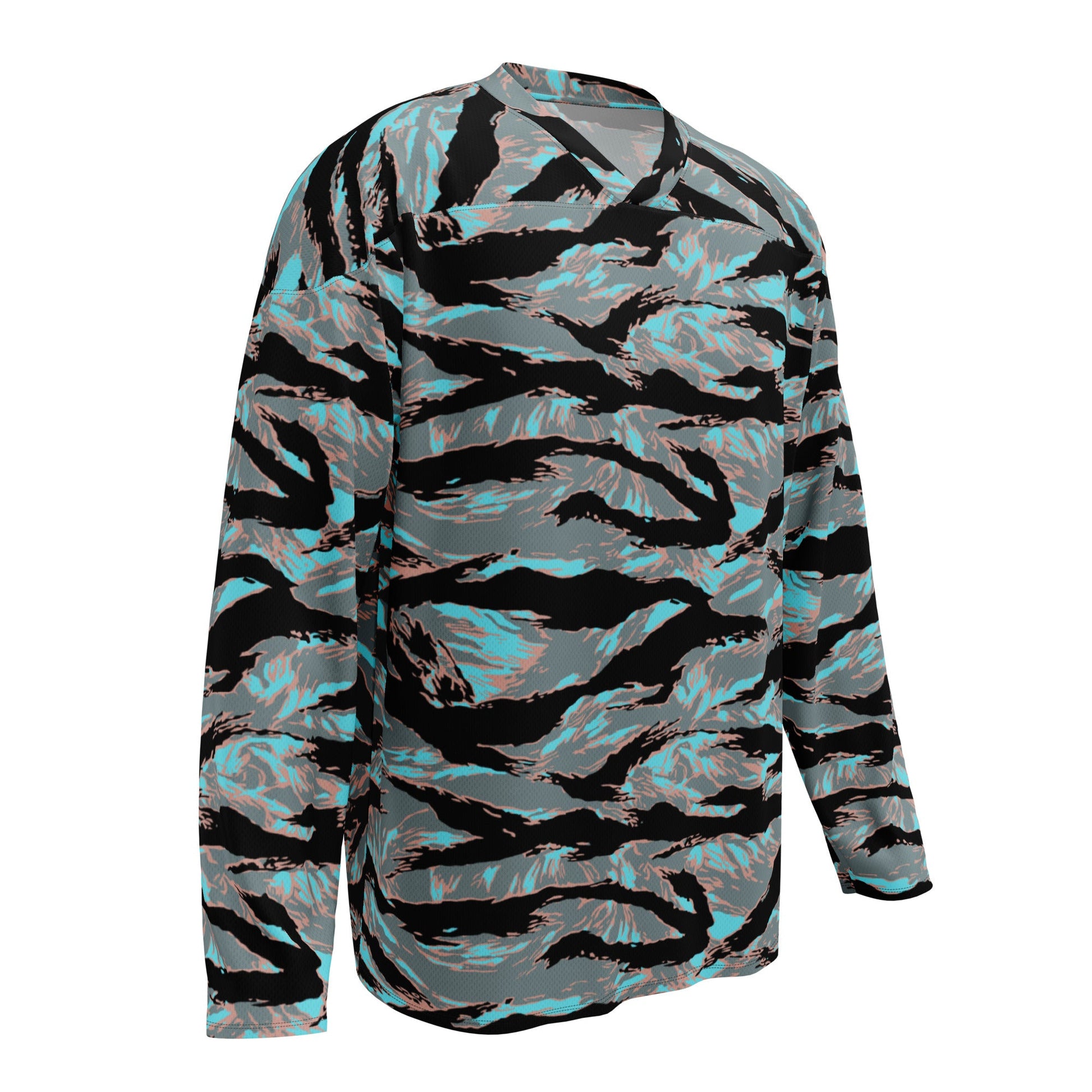 American Tiger Stripe Miami Urban CAMO hockey fan jersey - Hockey Jerseys