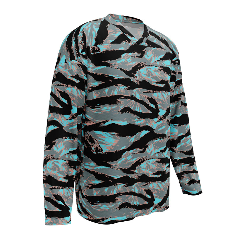 Tiger Stripe Miami Urban CAMO Unisex Hockey Fan Jersey