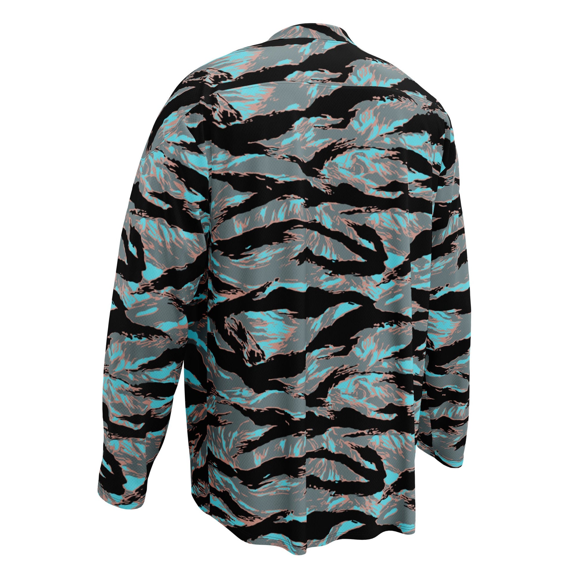American Tiger Stripe Miami Urban CAMO hockey fan jersey - Hockey Jerseys