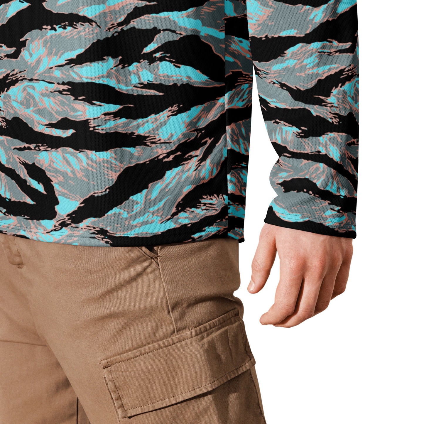 American Tiger Stripe Miami Urban CAMO hockey fan jersey - Hockey Jerseys