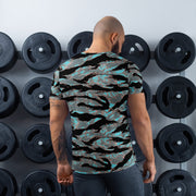 Tiger Stripe Miami Urban CAMO Mens Athletic T-Shirt - Shirt