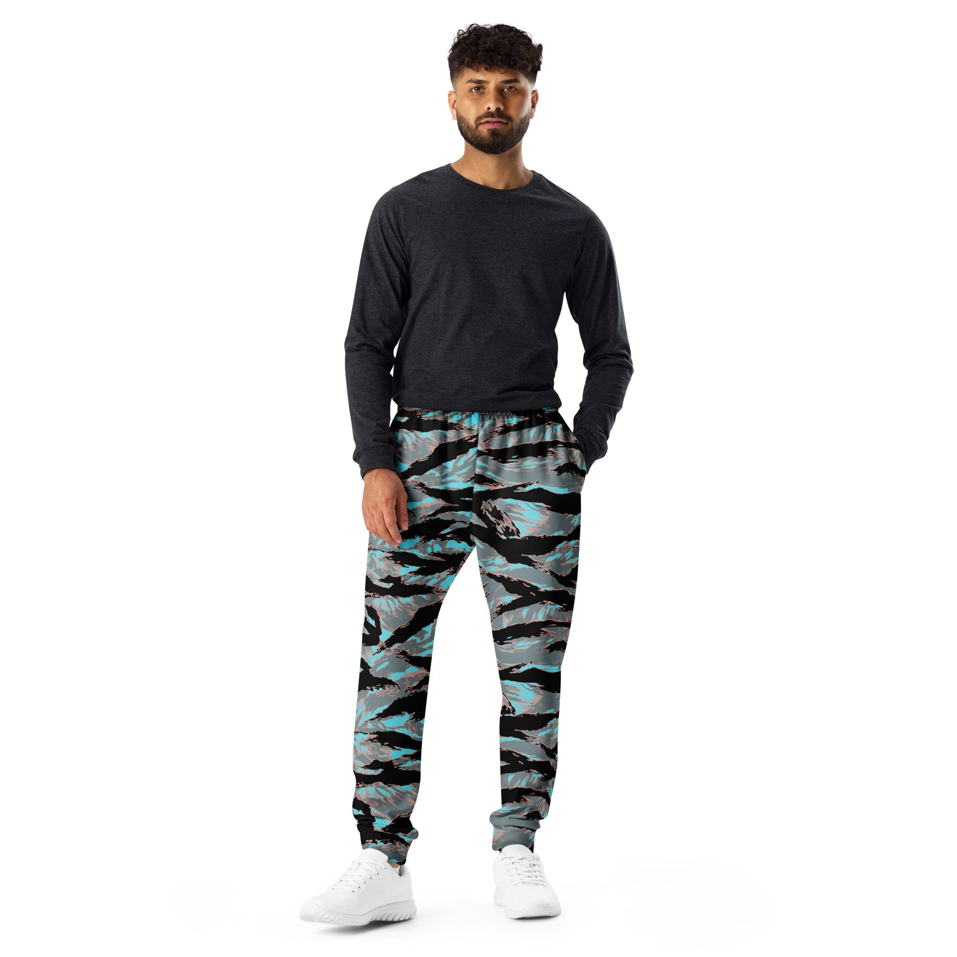 American Tiger Stripe Miami Urban CAMO Mens Joggers