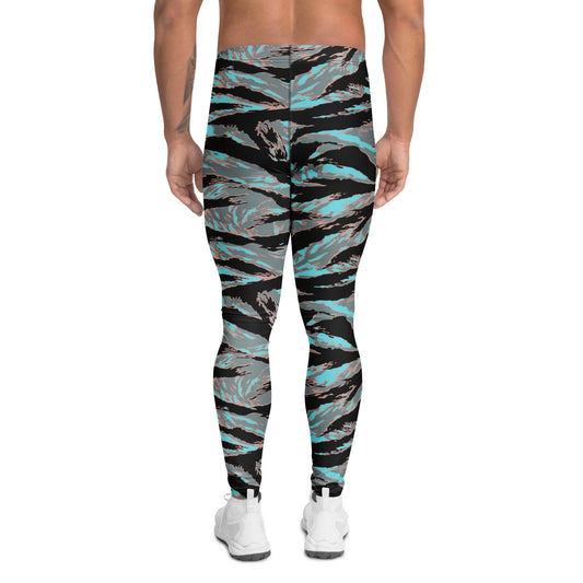 American Tiger Stripe Miami Urban CAMO Mens Leggings