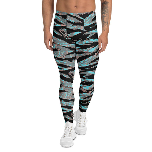 American Tiger Stripe Miami Urban CAMO Mens Leggings - XS