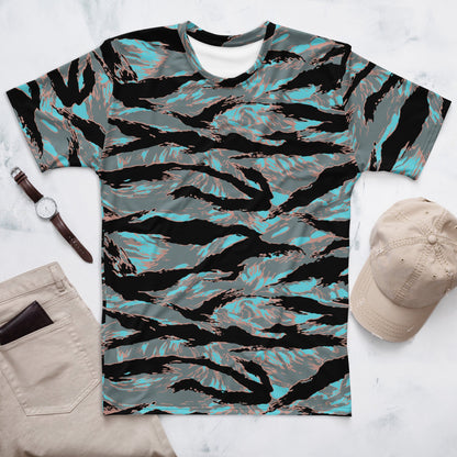 American Tiger Stripe Miami Urban CAMO Mens t-shirt - XS - T-Shirts