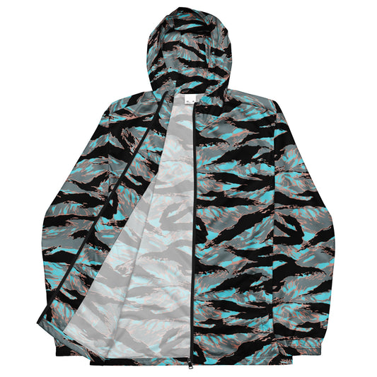 American Tiger Stripe Miami Urban CAMO Mens windbreaker - Windbreakers