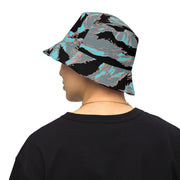 Tiger Stripe Miami Urban CAMO Reversible Bucket Hat - XS - Head