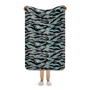 Tiger Stripe Miami Urban CAMO Sherpa Blanket - 37″×57″