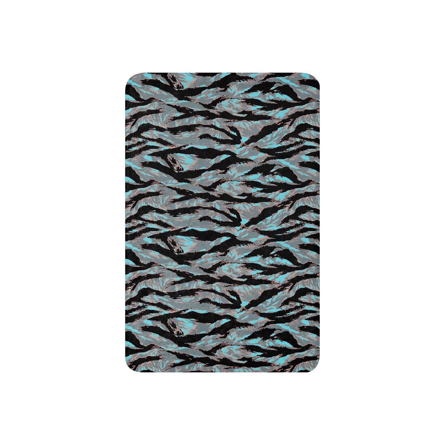 American Tiger Stripe Miami Urban CAMO Sherpa blanket - Blankets