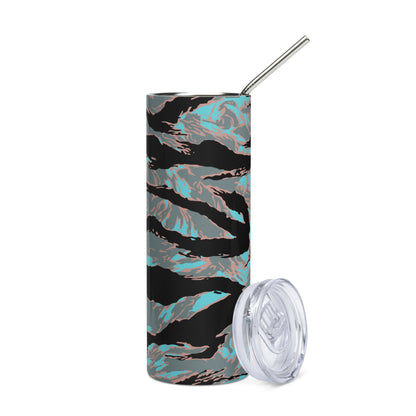 American Tiger Stripe Miami Urban CAMO Stainless steel tumbler - Steel Tumbler