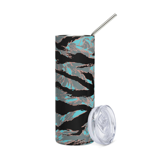 American Tiger Stripe Miami Urban CAMO Stainless steel tumbler - Steel Tumbler