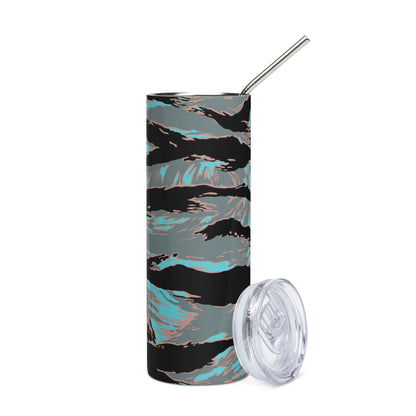 American Tiger Stripe Miami Urban CAMO Stainless steel tumbler - Steel Tumbler
