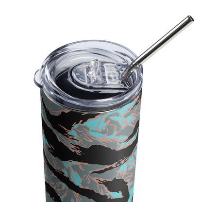 American Tiger Stripe Miami Urban CAMO Stainless steel tumbler - Steel Tumbler