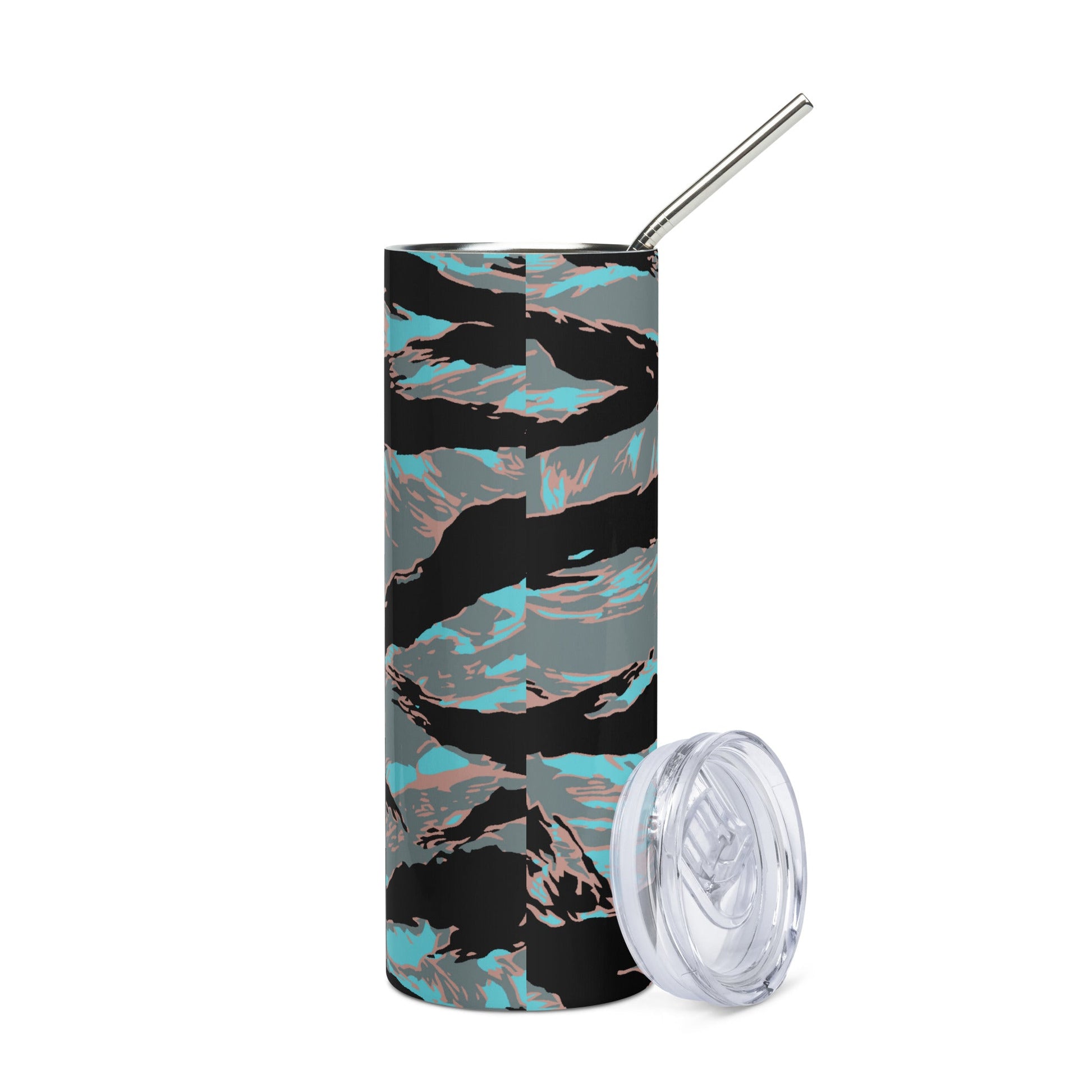 American Tiger Stripe Miami Urban CAMO Stainless steel tumbler - Steel Tumbler