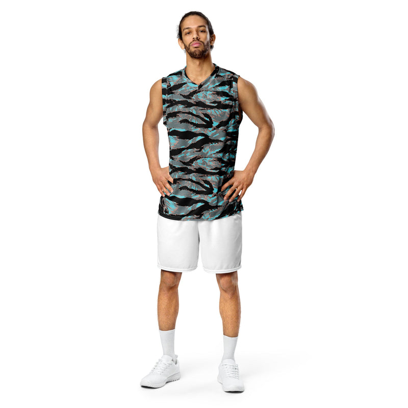 Tiger Stripe Miami Urban CAMO Unisex Basketball Jersey