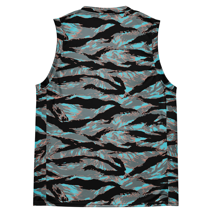 Tiger Stripe Miami Urban CAMO Unisex Basketball Jersey