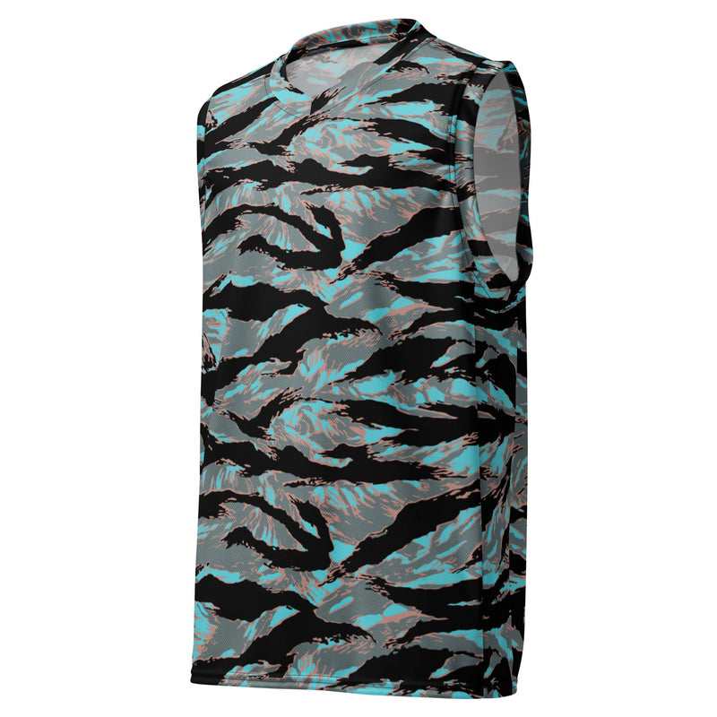 Tiger Stripe Miami Urban CAMO Unisex Basketball Jersey