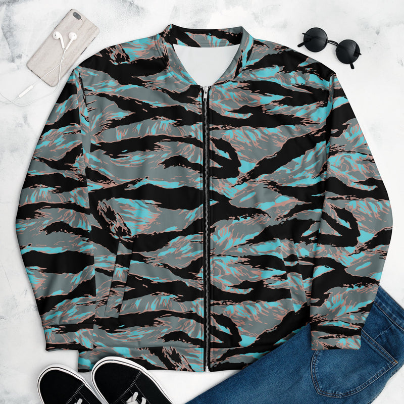 Tiger Stripe Miami Urban CAMO Unisex Bomber Jacket