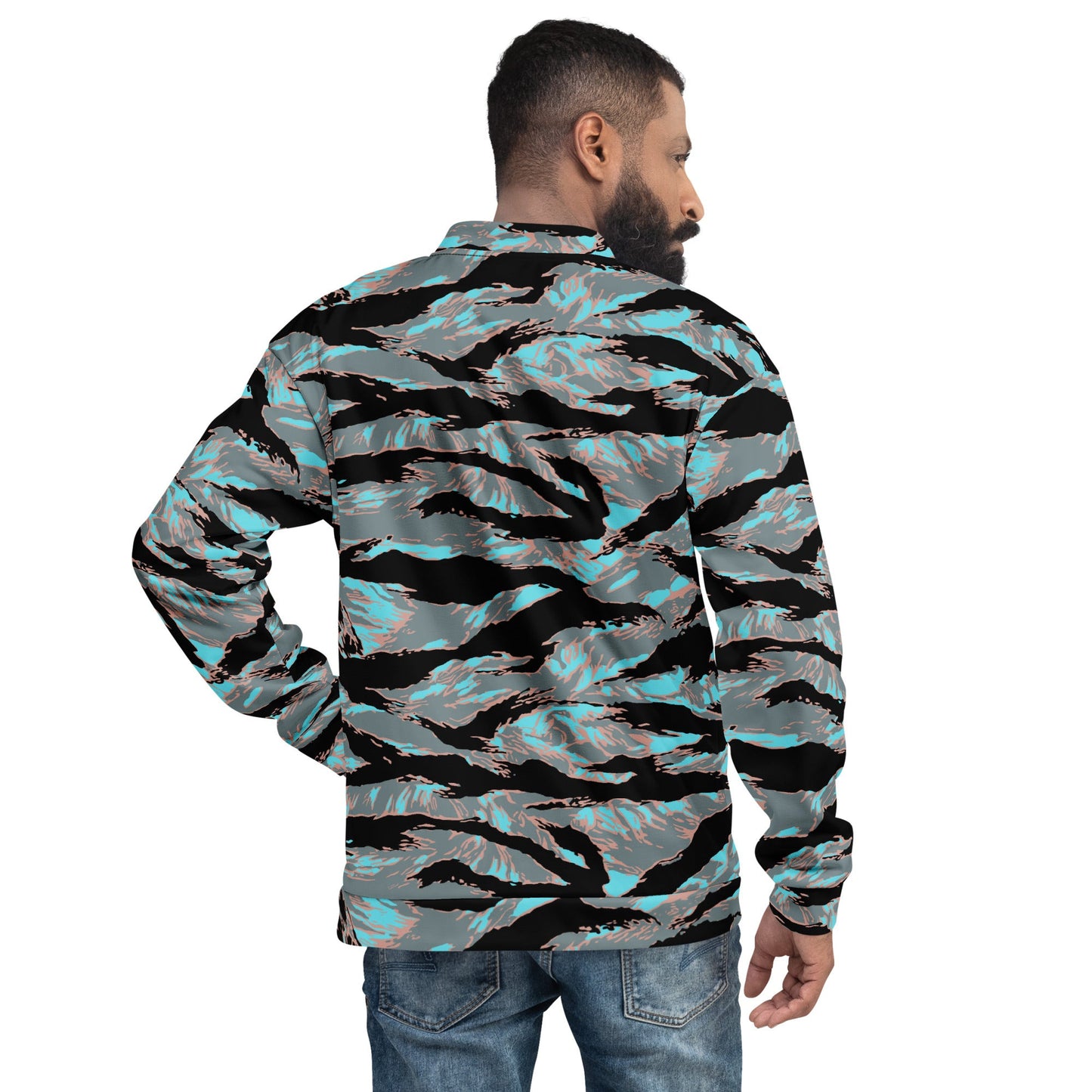American Tiger Stripe Miami Urban CAMO Unisex Bomber Jacket - Jackets