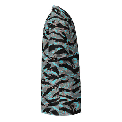 American Tiger Stripe Miami Urban CAMO Unisex button shirt - Button Shirts