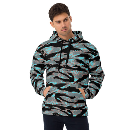 American Tiger Stripe Miami Urban CAMO Unisex Hoodie - 2XS - Hoodies