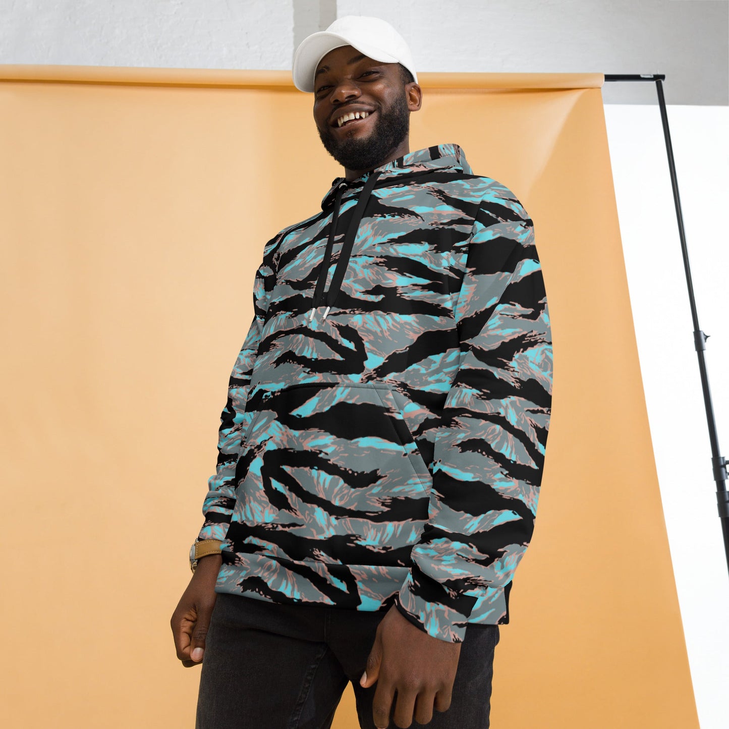 American Tiger Stripe Miami Urban CAMO Unisex Hoodie - Hoodies